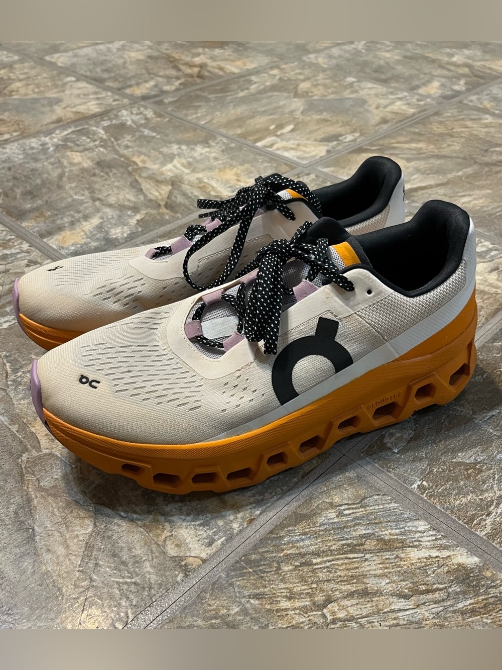 On Cloud Running Cloudmonster Fawn Turmeric Running Shoes Women’s Size 11